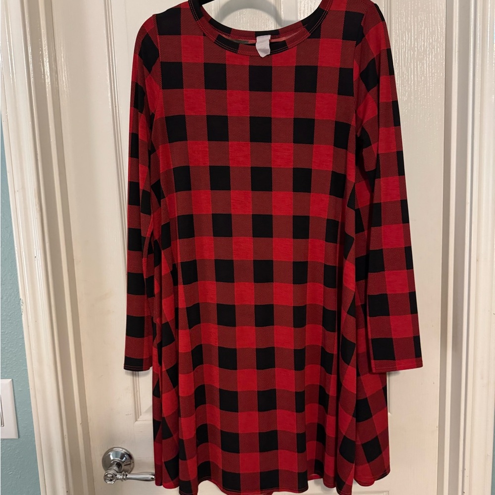 Buffalo Plaid Dress/Tunic
